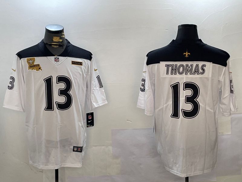 Men New Orleans Saints #13 Thomas White City Edition 2024 Nike Limited NFL Jersey style 2->new orleans saints->NFL Jersey
